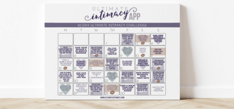 30 Day Intimacy Challenge For Married Couples